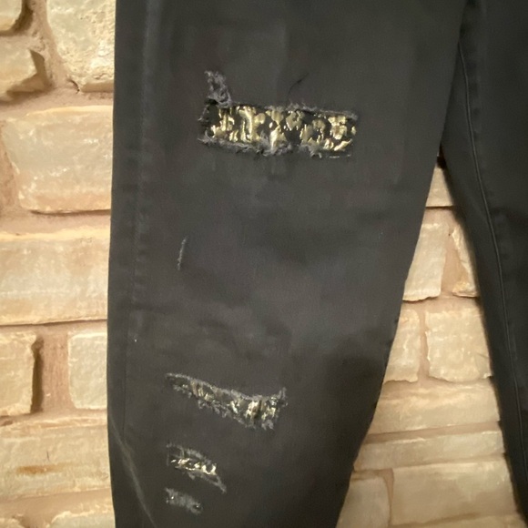 INC International Concepts Women's Washed Black Mid-Rise Boyfriend Jeans size 8 - Picture 4 of 16